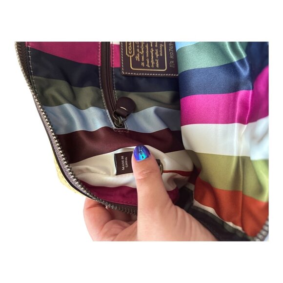 Coach Legacy Leather RARE Y2K Lily Satchel Bag 65th Anniversary in Camel Brown - Picture 8 of 11